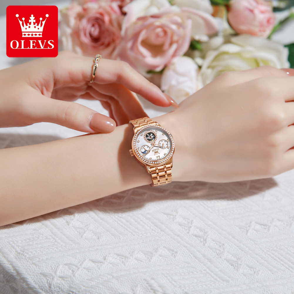 OLEVS Women's Watches Top Bran - Luxury Watch And Bracelet 评论和价格