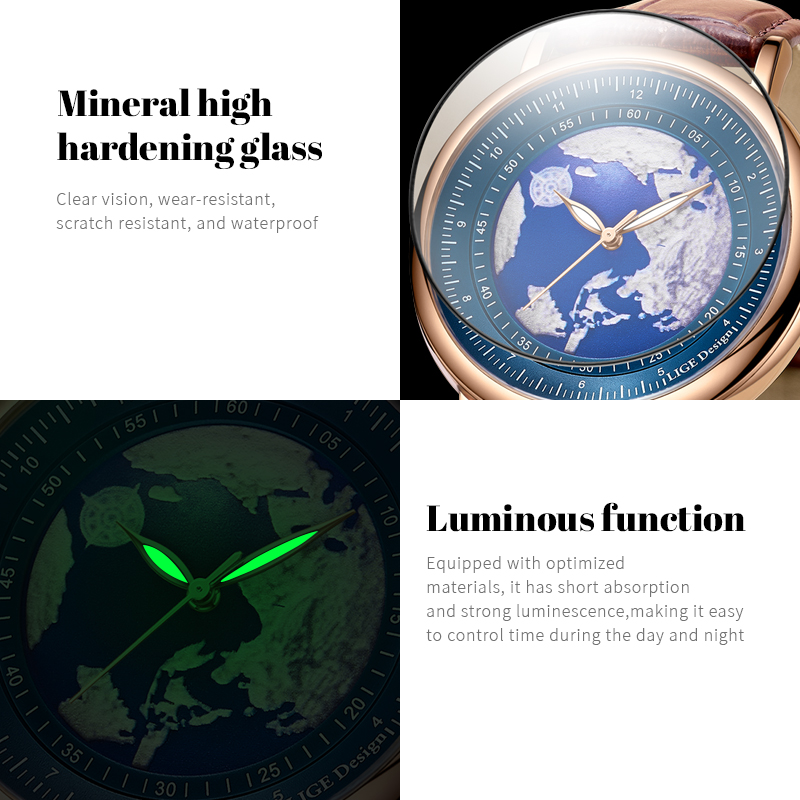 LIGE 2026 New Top Brand Luxury - Luxury Watch Holder For Men 评论和价格