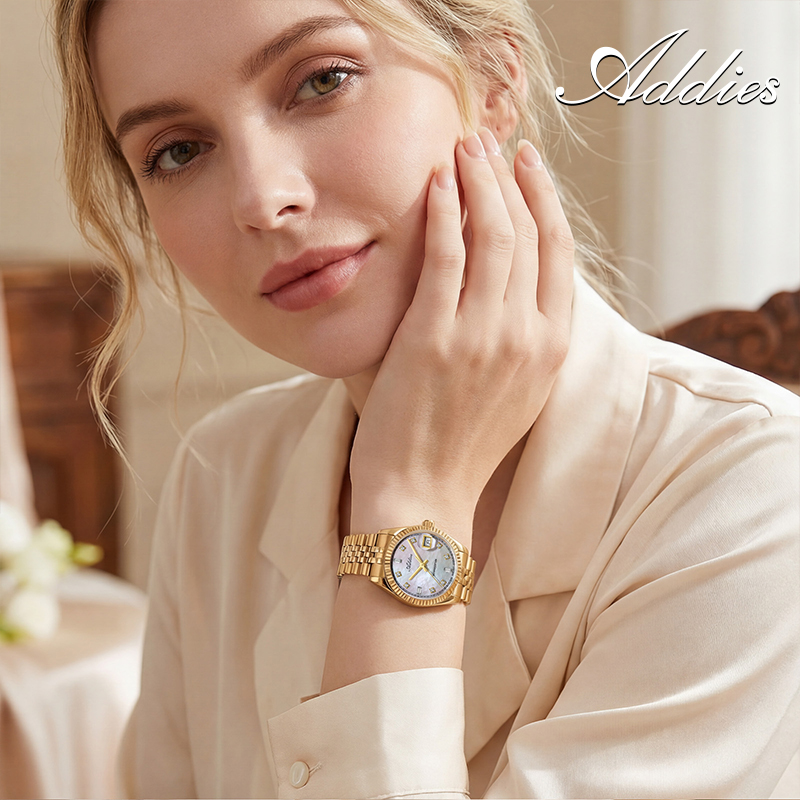 ADDIES 585 Quartz Women's Watc - Luxury Watch And Bracelet 评论和价格
