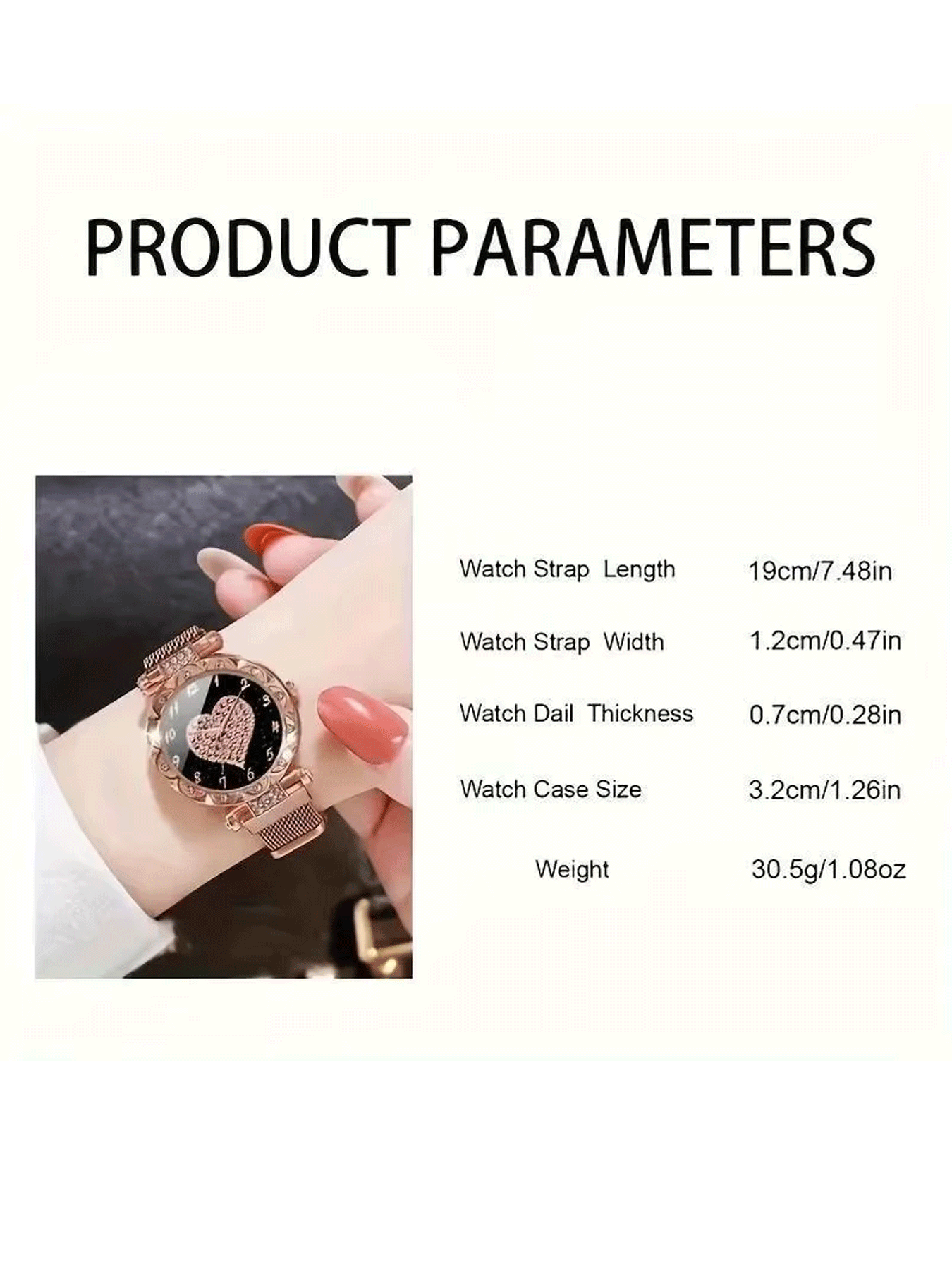2pcs/set Women's Luxury Rhines - Luxury Watch Gift For Her 评论和价格